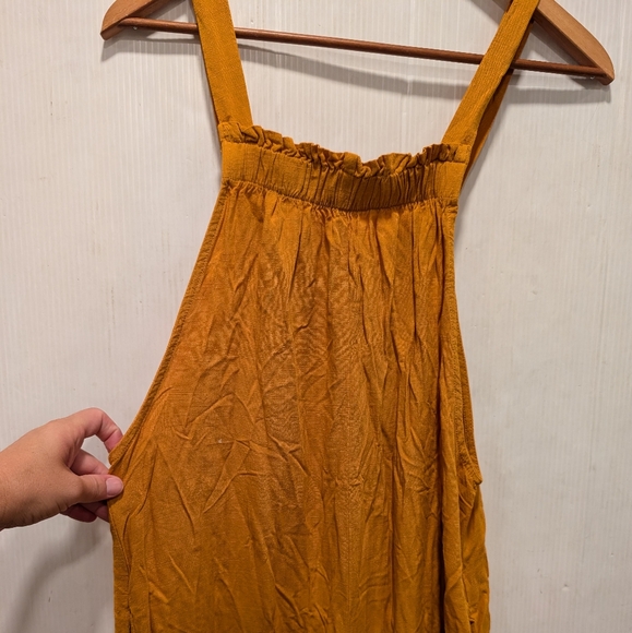 WILD FABLE mustard yellow romper jumpsuit size small - Picture 7 of 12